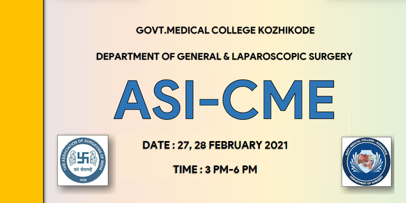 ASI CME - Govt Medical College - Kozhikode